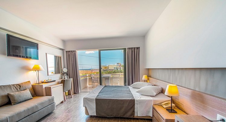 Akti Palace - Wohnbeispiel Doppelzimmer Gartenblick (Zimmercodierung D1G)