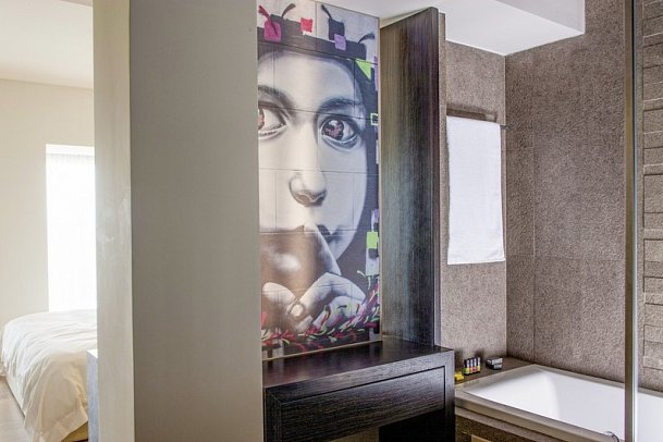 Aqua Blu Boutique Hotel & Spa - Wohnbeispiel Suite Meerblick (Zimmercodierung W1M)