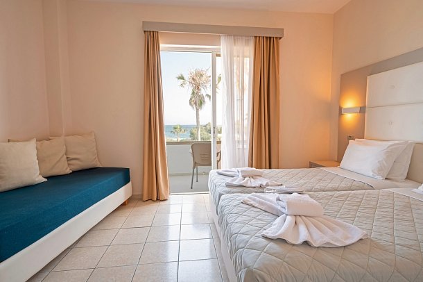 Costa Angela - Wohnbeispiel Doppelzimmer Meerblick (Zimmercodierungen DBM & D1M)