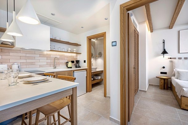 Aegean Houses - Wohnbeispiel Appartement 1 Schlafzimmer (Zimmercodierung AB1)