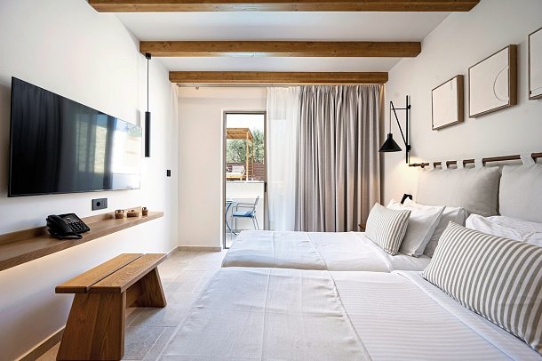 Aegean Houses - Wohnbeispiel Apt. 1 Schlafzimmer Superior Privatpool (Zimmercodierung ASR)