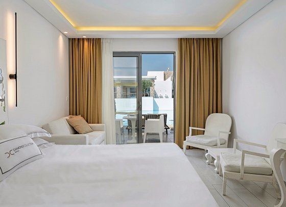 Diamond Deluxe Hotel & Spa - Wohnbeispiel Doppelzimmer Deluxe Swim-Up (Zimmercodierung DDQ)