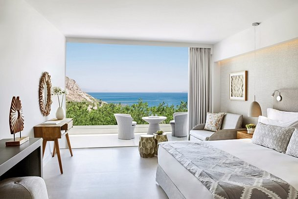 Ikos Aria - Wohnbeispiel Dreibettzimmer Superior seitl. Meerblick (Zimmercodierung TSN)