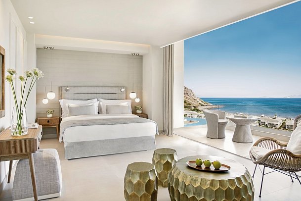 Ikos Aria - Wohnbeispiel Juniorsuite Panorama Meerblick (Zimmercodierung JBM)