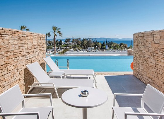 Blue Lagoon Ocean - Wohnbeispiel Doppelzimmer Swim-Up Meerblick (Zimmercodierung DSQ)