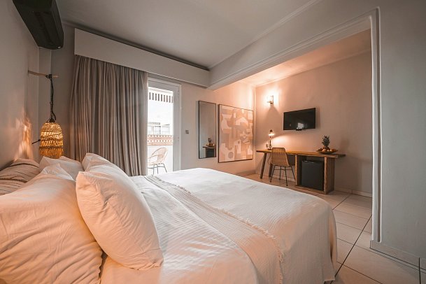 ananea Kos - Wohnbeispiel Doppelzimmer Balkon (Zimmercodierungen DB1 & DB3)