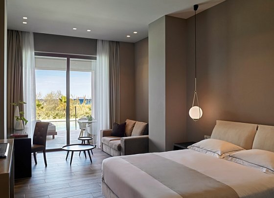 Sentido Pelagos Suites & Spa - Wohnbeispiel Juniorsuite Swim-Up (Zimmercodierung J1Q)