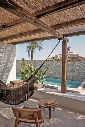 OKU Kos - Wohnbeispiel Juniorsuite Swim-Up (Zimmercodierung JBQ)