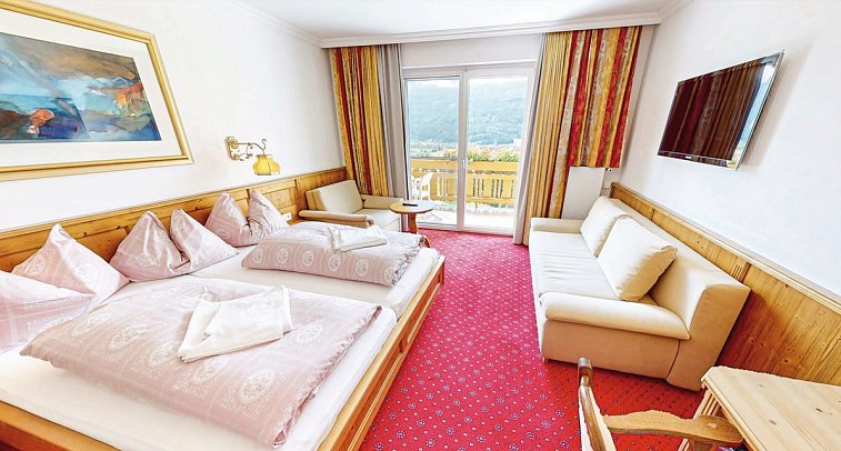 Glocknerhof - Wohnbeispiel Doppelzimmer Deluxe (Zimmercodierung DD1)