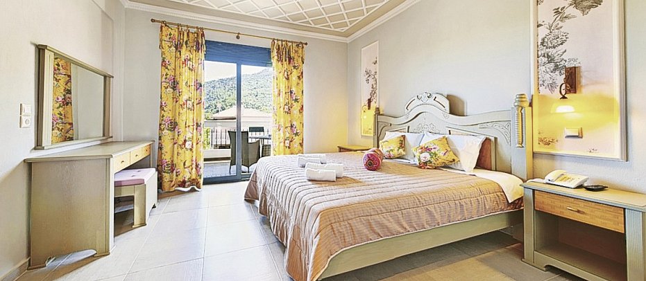 Ocean Beach - Wohnbeispiel Doppelzimmer Gartenblick (Zimmercodierung D1G)