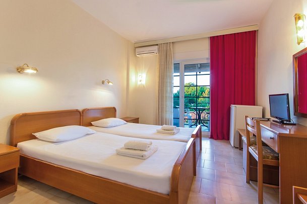 Artemis - Wohnbeispiel Doppelzimmer Gartenblick (Zimmercodierung D1G)