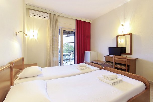 Artemis - Wohnbeispiel Doppelzimmer Gartenblick (Zimmercodierung D1G)