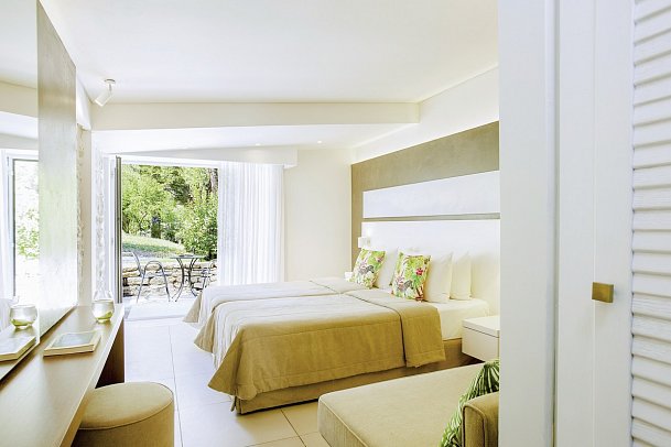 Makryammos Bungalows - Wohnbeispiel Familienzimmer Superior (Zimmercodierung FS1)