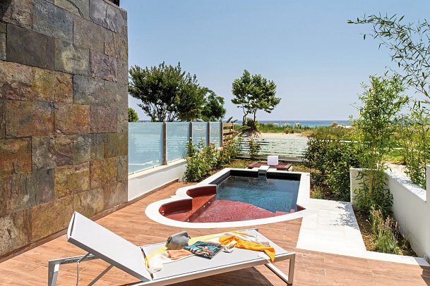 Alexandra Golden Boutique Hotel - Wohnbeispiel Juniorsuite Meerblick (Zimmercodierung JBM)