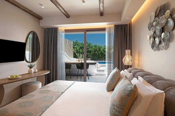 Alexandra Golden Boutique Hotel - Wohnbeispiel Juniorsuite Club Swim Up (Zimmercodierung JLQ)