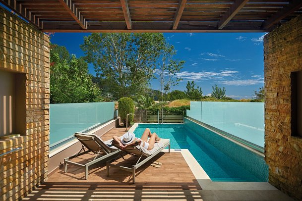 Alexandra Golden Boutique Hotel - Wohnbeispiel Maisonette Meerblick (Zimmercodierung MBM)