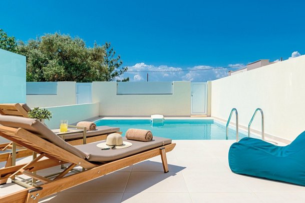 Alea Hotel & Suites - Wohnbeispiel Juniorsuite Prestige Privatpool (Zimmercodierung JOR)