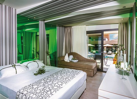 Astir Notos - Wohnbeispiel Doppelzimmer Deluxe Gartenblick (Zimmercodierung DDG)