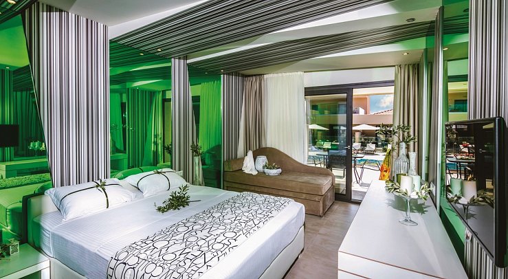 Astir Notos - Wohnbeispiel Doppelzimmer Deluxe Gartenblick (Zimmercodierung DDG)