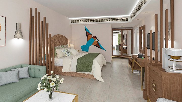 Alexandra Elegance - Wohnbeispiel Juniorsuite Meerblick (Zimmercodierung JBM)