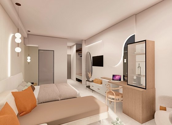 Blue Dream Palace - Wohnbeispiel Juniorsuite Deluxe Privatpool Meerblick (Zimmercodierung J1R)