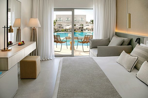 Atlantica Aqua Blue - Wohnbeispiel Doppelzimmer Superior Swim-Up (Zimmercodierung DSQ)