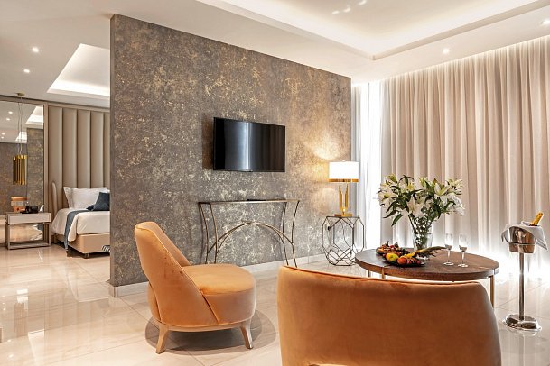 Chrysomare Beach Hotel and Resort - Wohnbeispiel Suite Meerbllick (Zimmercodierung WBM)