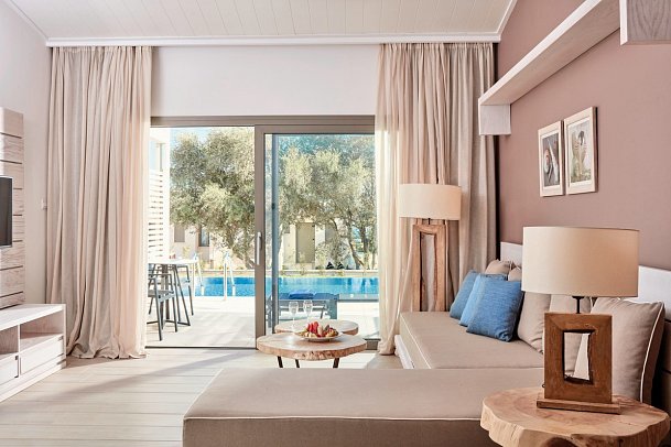 Mare Ayia Napa - Wohnbeispiel Bungalow 1 Schlafzimmer Swim up (Zimmercodierung BB4)