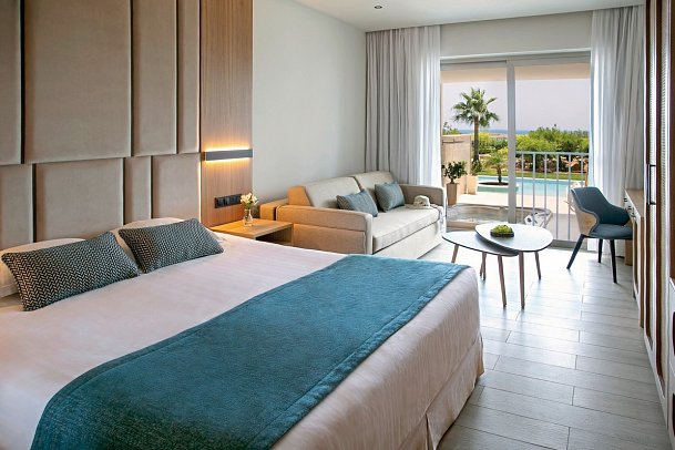 Asterias Beach - Wohnbeispiel Juniorsuite Swim-Up (Zimmercodierung JBQ)
