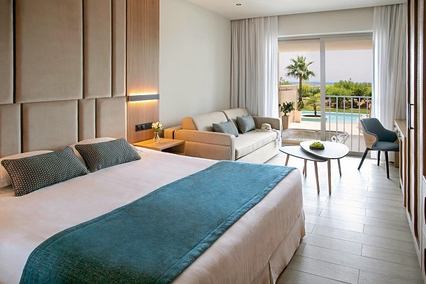 Asterias Beach - Wohnbeispiel Juniorsuite Swim-Up (Zimmercodierung JBQ)