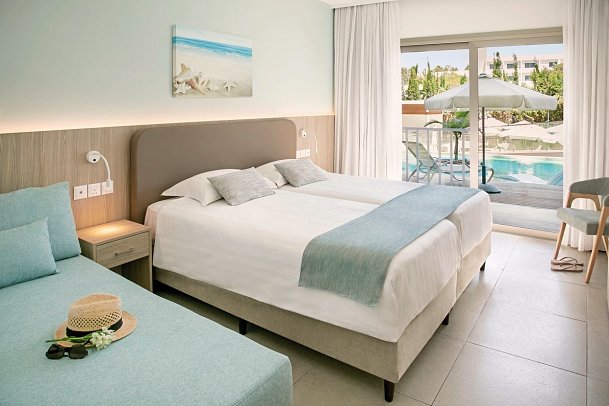 Asterias Beach - Wohnbeispiel Doppelzimmer Swim-Up (Zimmercodierung DBQ)