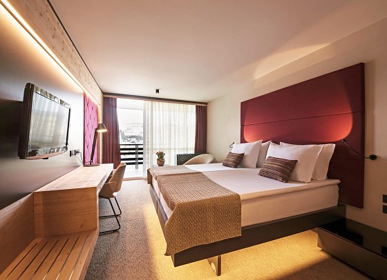 Rikli Balance Hotel - Wohnbeispiel Doppelzimmer Seeblick (Zimmercodierung DBI)