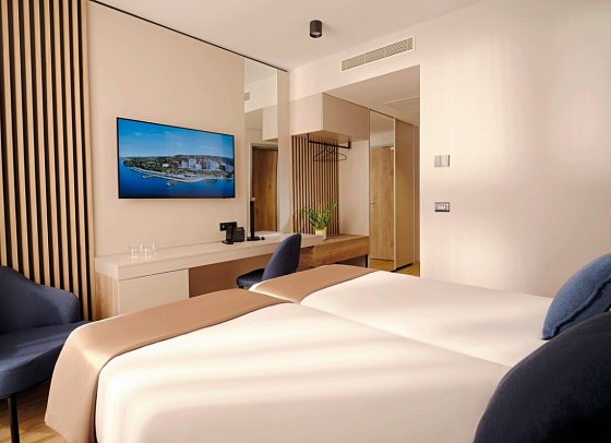 Hotel Riviera - Wohnbeispiel Doppelzimmer (Zimmercodierungen DB1 & DB2)