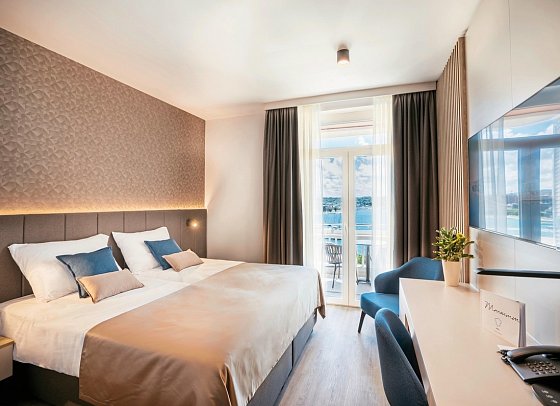 Hotel Riviera - Wohnbeispiel Doppelzimmer Meerblick (Zimmercodierung DBM)