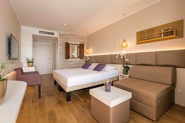 Histrion - Wohnbeispiel Doppelzimmer Superior Meerblick mit Zustellbett (Zimmercodierung DS2)