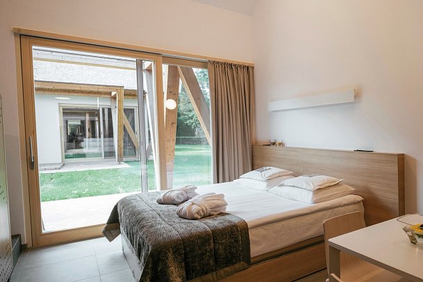 Prekmurska vas Ajda - Wohnbeispiel Ferienhaus bis 4 Personen (Zimmercodierung HB1)