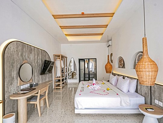 Jambuluwuk Oceano Resort Gili Trawangan - Wohnbeispiel Deluxe Garden (Zimmercodierung UDG)