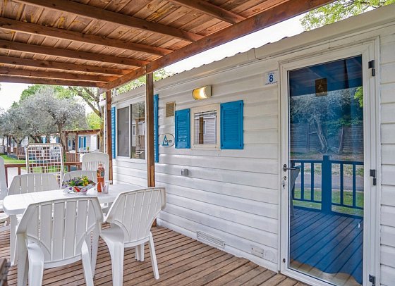 Lido di Sesto Camping (by Happy Camp) - Wohnbeispiel Mobilheim Happy Easy (Zimmercodierung CG1)