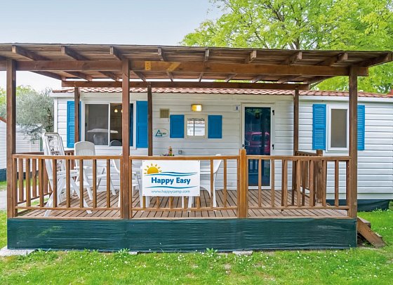 Lido di Sesto Camping (by Happy Camp) - Wohnbeispiel Mobilheim Happy Easy (Zimmercodierung CG1)