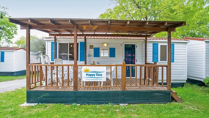 Lido di Sesto Camping (by Happy Camp) - Wohnbeispiel Mobilheim Happy Easy (Zimmercodierung CG1)