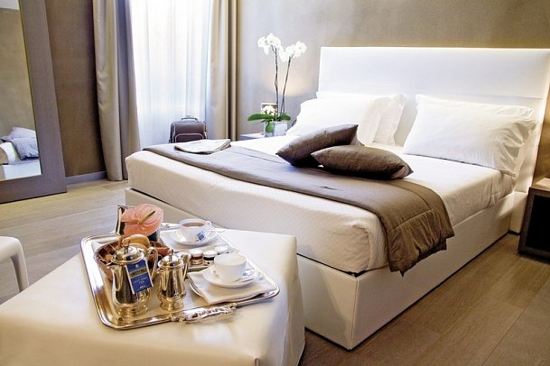 San Rocco - Wohnbeispiel Doppelzimmer Classic Dorfblick (Zimmercodierung DB1)