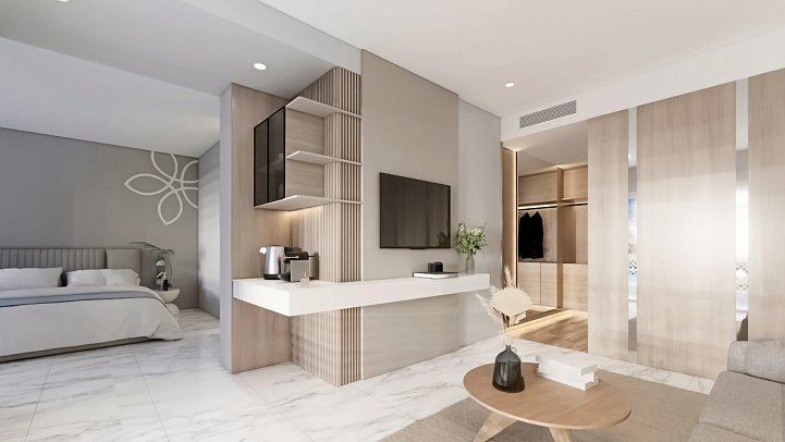 Sentido Marillia Resort & Spa - Wohnbeispiel Superior (Zimmercodierungen DSM, FSM & FS1)