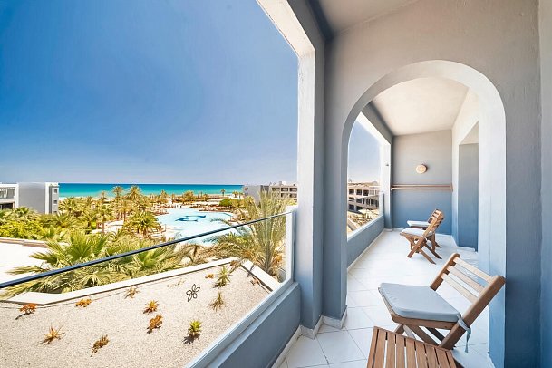 Sentido Marillia Resort & Spa - Wohnbeispiel Juniorsuite Meerblick (Zimmercodierung J1M)