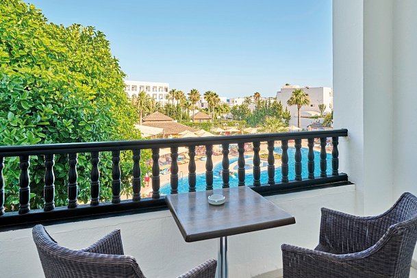 Royal Nozha Beach - Beispiel Balkon (Zimmercodierung DBP)