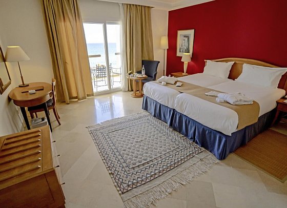Vincci Saphir Palace - Wohnbeispiel Doppelzimmer Meerblick (Zimmercodierungen D2M & DCM)