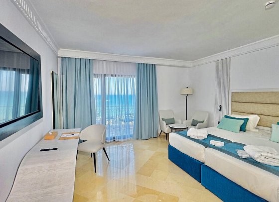 Vincci Saphir Palace - Wohnbeispiel Doppelzimmer Superior Meerblick (Zimmercodierung DSM)