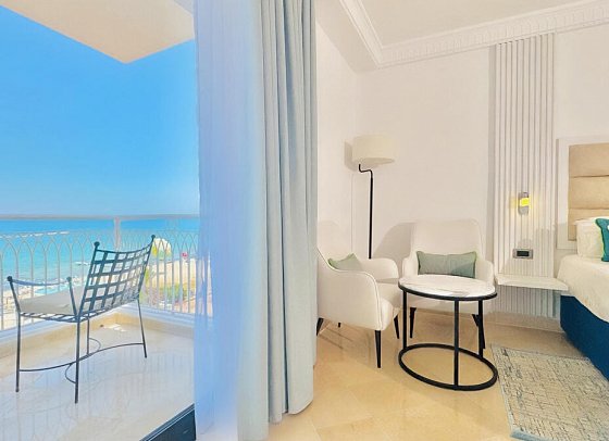 Vincci Saphir Palace - Wohnbeispiel Doppelzimmer Superior Meerblick (Zimmercodierung DSM)