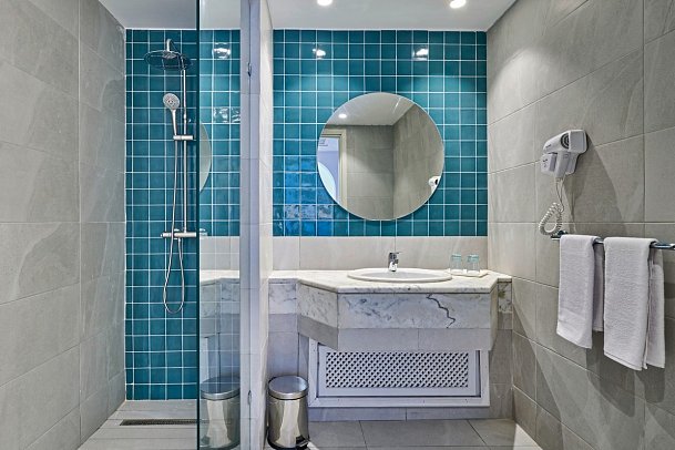 El Mansour Mahdia Thalasso & Spa - Wohnbeispiel Bad (Zimmercodierungen DS2, DC3, DSM, DCC, DSP, DB1, DC1, DP1, DBM, DCM, FB1, FBM & BS2)