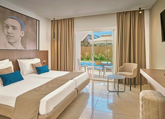 Mahdia Beach & Aquapark - Wohnbeispiel Doppelzimmer Swim-Up (Zimmercodierung DBQ)