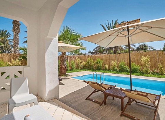 Mahdia Beach & Aquapark - Wohnbeispiel Doppelzimmer Swim-Up (Zimmercodierung DBQ)